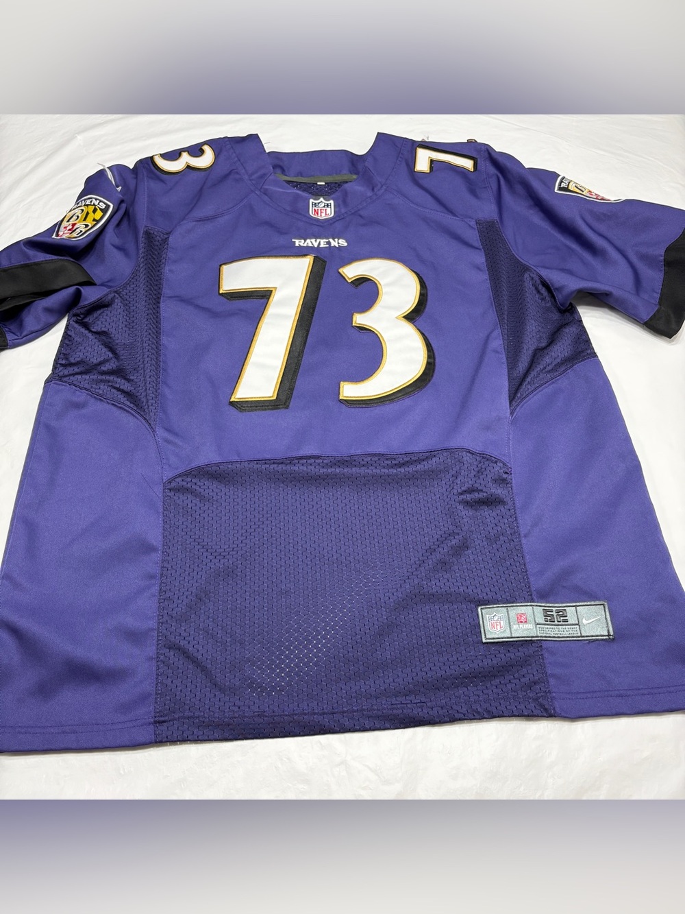 Nike Baltimore Ravens Marshall Yanda #73 Jersey Men’s 52 XXL